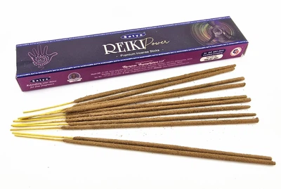 Благовония Satya Reiki Power, премиум серия, 15 г, пыльцевые, ручная работа 35051
