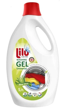 Універсальний гель для прання LILU® WASHING GEL UNIVERSAL (алое вера), кан. 5.7 л