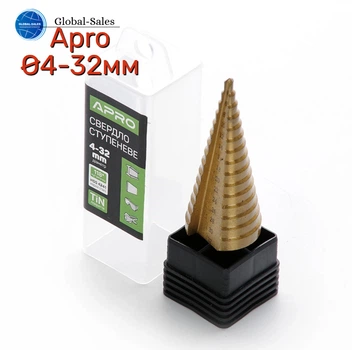 Сверло по металлу ступенчатое Apro 4-32 мм 830293 (830293)