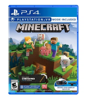 Гра Sony PlayStation 4 Minecraft VR Російська Озвучка Б/В