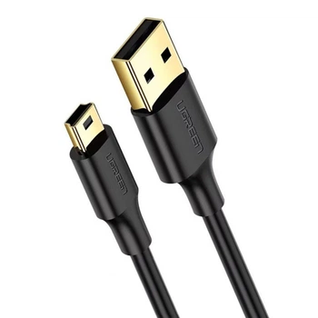 Кабель UGREEN US132 USB 2.0 Male to Mini 5 Pin Male 3m, Black