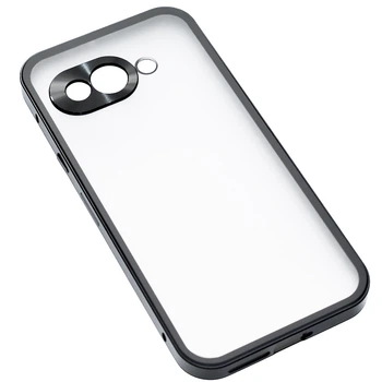 Противоударный чехол накладка Metal Glass для Google Pixel 9A black