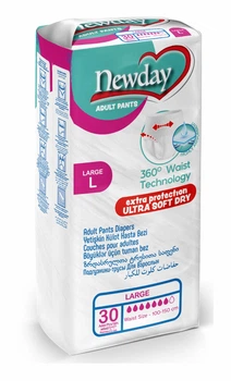 Підгузники труси для дорослих NewDay Adult Pants L, 30шт