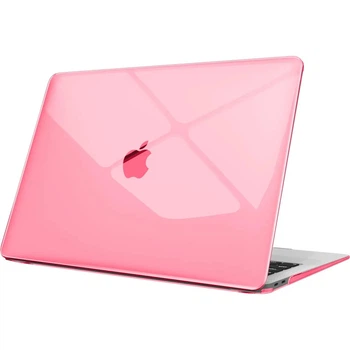 Чехол Crystal HardShell для Macbook Pro 13.3 M1/M2/Intel Розовый