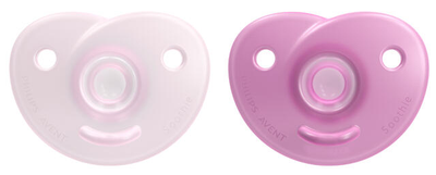 Пустушка Philips Avent Soothie 0-6м 2 шт Рожева SCF099/22 (8710103991625)