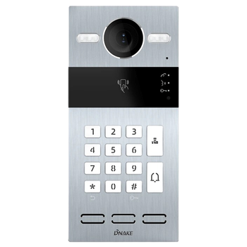 Вызывная панель со считывателем IC и ID карт Dnake S213K/S SIP IP65, IK07, Wi-Fi, PoE Серебряный