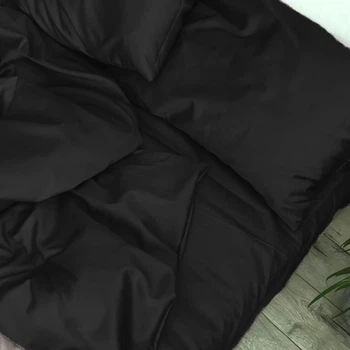 Простынь на резинке MirSon Satin Light Pro 10-006 Black 90 х 200 см (2200010171570)