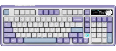 Клавіатура Ajazz AK980 Безпровідна RGB підсвітка HotSwap, Голуба