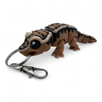 Брелок-игрушка Чубатый геккон Crested Gecko [FDM-печать]