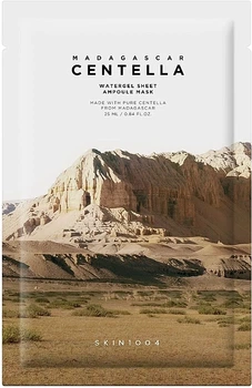 Заспокійлива гелева маска з центелою — SKIN1004 Madagascar Centella Watergel Sheet Ampoule Mask, 25 мл