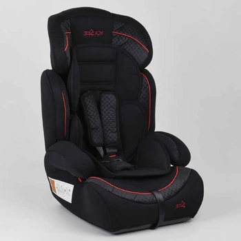 Дитяче автокрісло JOY 57893 універсальне, група 1/2/3 (9-36 кг), Black/Red (100052)