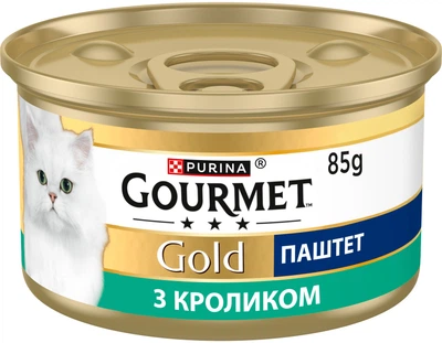 Вологий корм Purina Gourmet Gold Паштет з кроликом 85 г