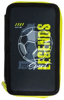 Пенал школьный 2 отделения без наполнения Class 25308C Football