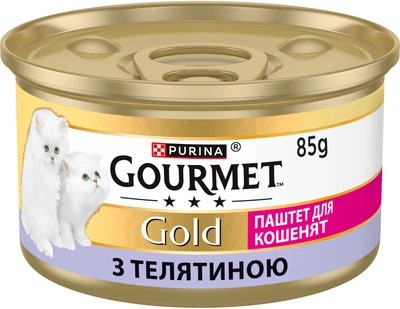 Вологий корм Purina Gourmet Gold Паштет з телятиною 85 г