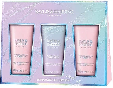 Набір - Baylis & Harding Jojoba, Vanilla & Almond Oil Luxury Hand Treats Gift Set (h/cr/3x50ml) (1327025-31013828)