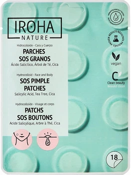Патчи от воспалений - Iroha Nature SOS Pimple Patches 18шт (1224807-138913920-2)
