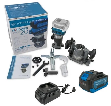 Фрезер аккумуляторный Kraissmann 681 AOFT-BL 20MP