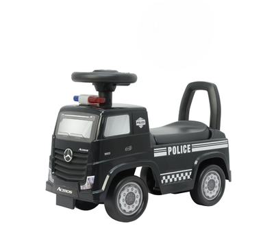 Автомобіль для дітей Milly Mally Mercedes-Benz Actros Police Чорний (5901761129427)