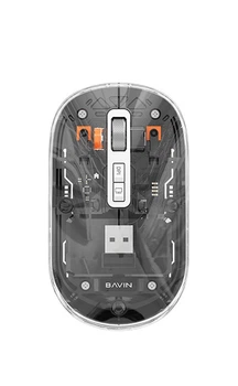 Мышь аккумуляторная BAVIN G-K-993 Wireless 2.4G Plug-and-play DPI Bluetooth 5.1 Black
