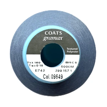 Нить для оверлока Coats Gramax №160 / 5000м E743-09649 Cеро-голубой