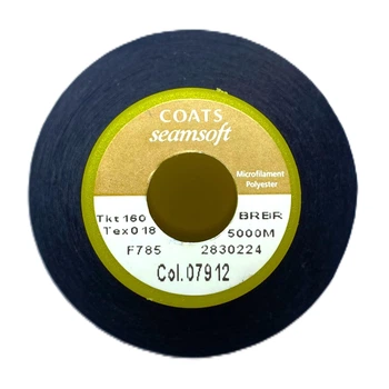 Нить для оверлока Coats Seamsoft №160 / 5000м F785-07912 Темно-синий
