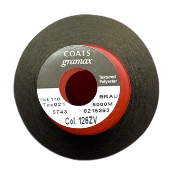 Нить для оверлока Coats Gramax №110 / 5000м 5743-126ZV Землистый хаки