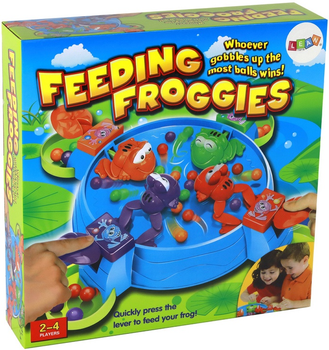 Gra planszowa Lean Toys Głodne żabki (5905991001836)