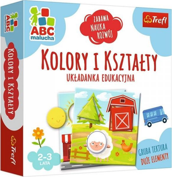 Настільна гра Trefl Малюк ABC Пазл кольори і форми (5900511019391)