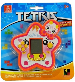 Zabawka interaktywna Lean Toys Konsola Tetris Gwiazdka Czerwona (5902808159926)