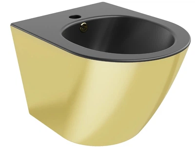 Подвесное биде MEXEN LENA GOLD BLACK MATT *
