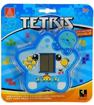 Zabawka interaktywna Lean Toys Konsola Tetris Gwiazdka Niebieska (5902808159896)