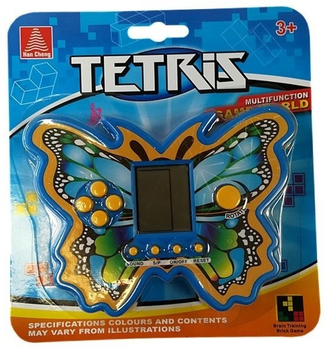 Zabawka interaktywna Lean Toys Konsola Tetris Motyl Niebieska (5902808159889)