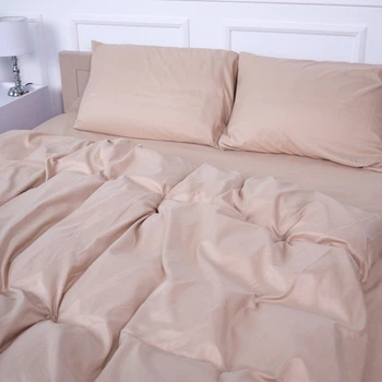 Комплект постільної білизни MirSon №15-1214 Warm Sand Mikrosatin Premium 200 x 220 см (2200007230891)
