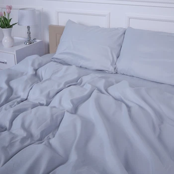 Комплект постільної білизни MirSon №14-4102 Glacier Gray Mikrosatin Premium 175 x 210 см (2200007230273)