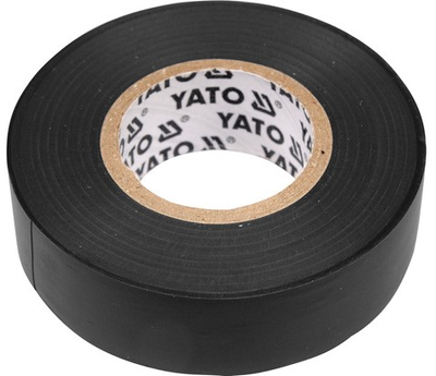 Електроізоляційна стрічка Yato 15 мм x 20 м x 0.13 мм YT-8159 Чорна (5906083981593)