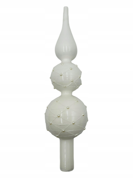Верхівка на ялинку 27 см Xmas White (NY731072025)