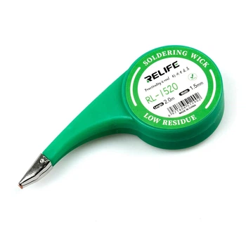 Обплетення для видалення припою, очищувач припою Relife RL-1520 (1.5mm x 2m)