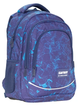 Рюкзак Safari 3 відділення 42 x 32 x 14 см 19 Синій (25-308M-6) (8591662308068)