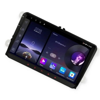 Магнитола VW(Skoda) 2DIN Android 10.0 FM, USB, MP3, AVI, сенсор, 9, Wi-Fi, BT, GPS, 2Gbх64Gb, CARPLAY Shuttle