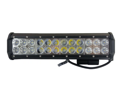Фара світлодіодна комбо (ближній, дальній) (24 led, додаткова з кріпленням, прямокутна)