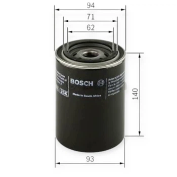 Фильтр масляный Volkswagen Golf II, Passat B3,B4,B5 - Audi 100,80 1.6D, TD, 1.9D, TD, TDI BOSCH