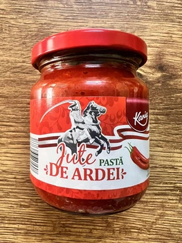 Паста з гострого перцю KANIA пікантна натуральна Lute Pasta de Ardei 200 г