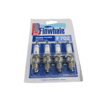 Свечи зажигания 4шт Finwhale ГАЗ 402 дв. 2410, 3102, 31029, 3110, 2705, 3302, ГАЗ 53, 3307, ЗИЛ 130, короткая юбка, зазор 0.7 мм, под ключ 21 мм, комплект (30968)