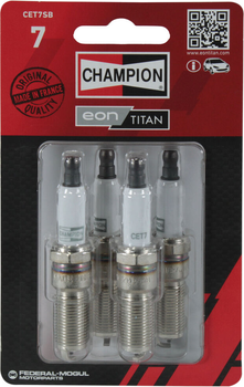 Свеча зажигания (Champion) EON Titan 1 кон. ключ 16 1кт. 4шт. CET7SB