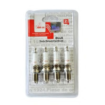 Свеча зажигания Renault Logan (04-), Sandero (08-) 1.4i/1.6i (1 электрод) кол-кт 4 шт (30530) Asam ASAM (30530)