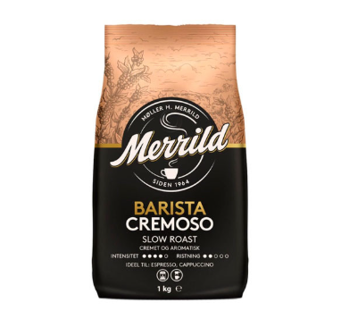 Кофе в зернах Merrild Barista Cremoso вес 1 кг