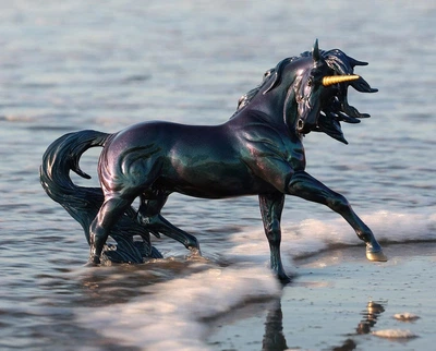 Єдиноріг жеребець Нептун Breyer 10013