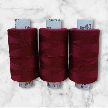 Нитки для шитья №40/2, 100% бордо (А 2276)