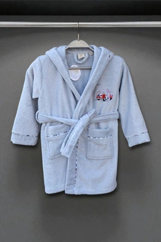 Халат для мальчиков Pupilla Jimmy 6-8 лет (122 - 134 см) Mavi