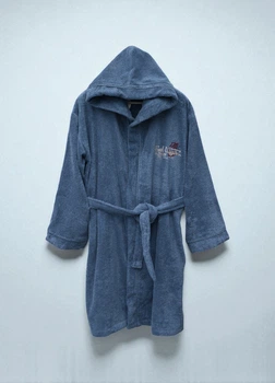 Халат підлітковий для хлопчиків Pupilla Galaxy, Indigo 158-164 (XS)